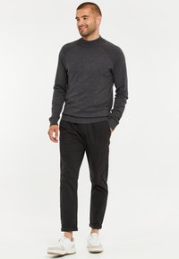 Threadbare PERROT LUXE - Strickpullover - charcoal marl
