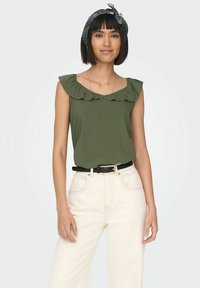 ONLY GERÜSCHTES - Bluse - khaki