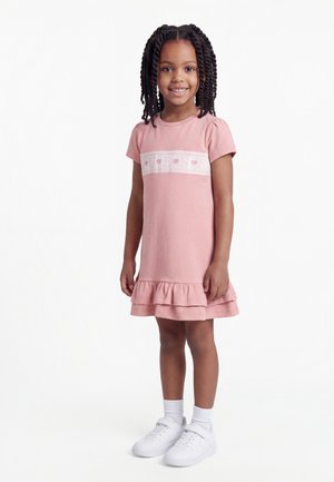 Guess TODDLER INTERLOCK DRESS - Robe en jersey - slight pink