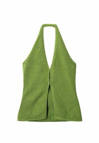 CUELLO HALTER FINO Y ESPALDA ABIER - Top - verde