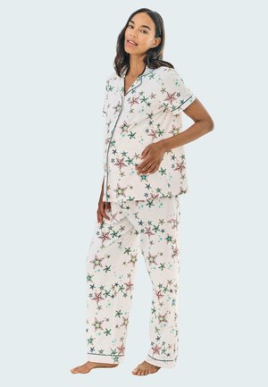 STAR PRINT SET - Nattøj sæt - off-white