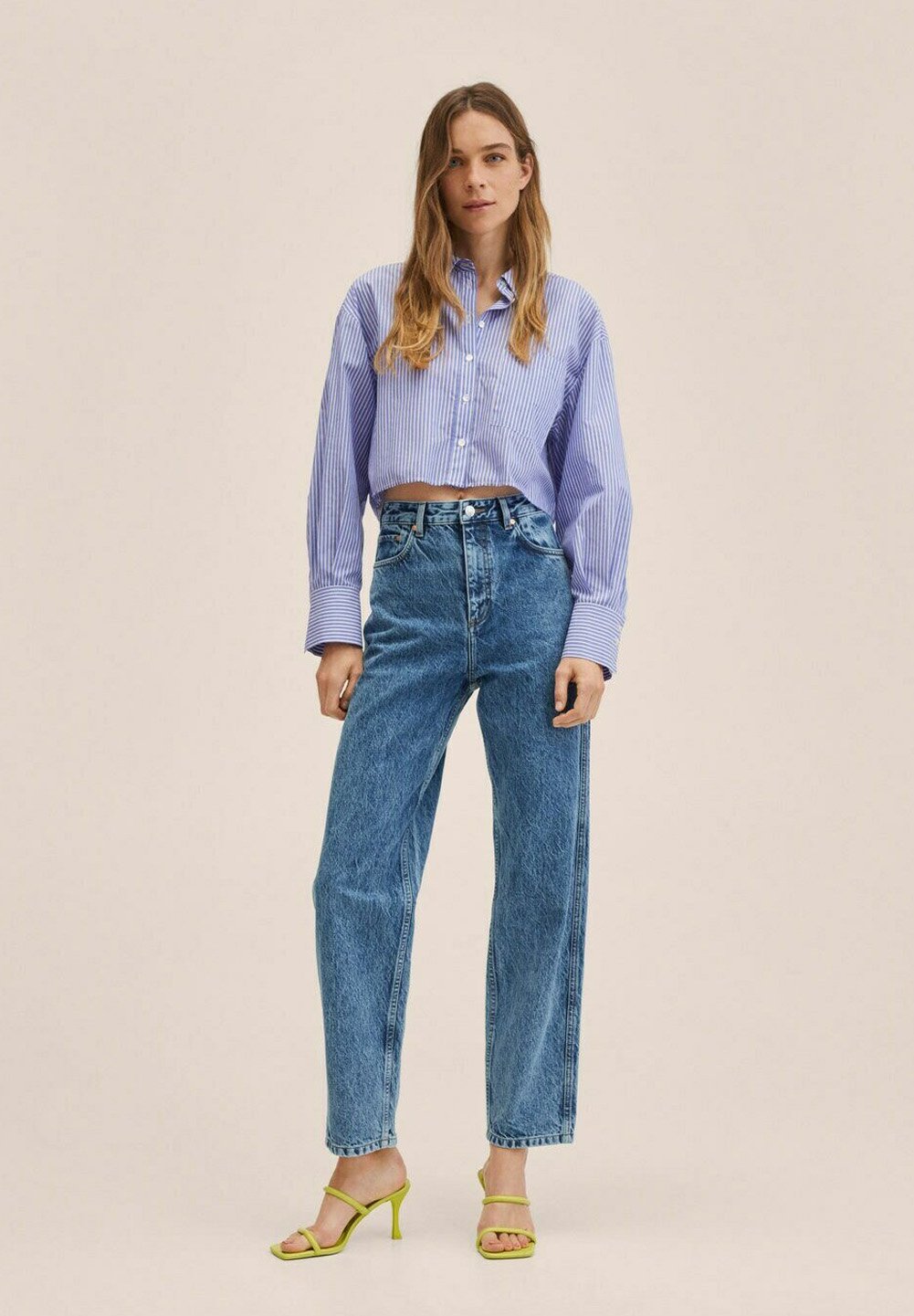 Mango JANET - Straight leg jeans - mittelblau/blue - Zalando.de
