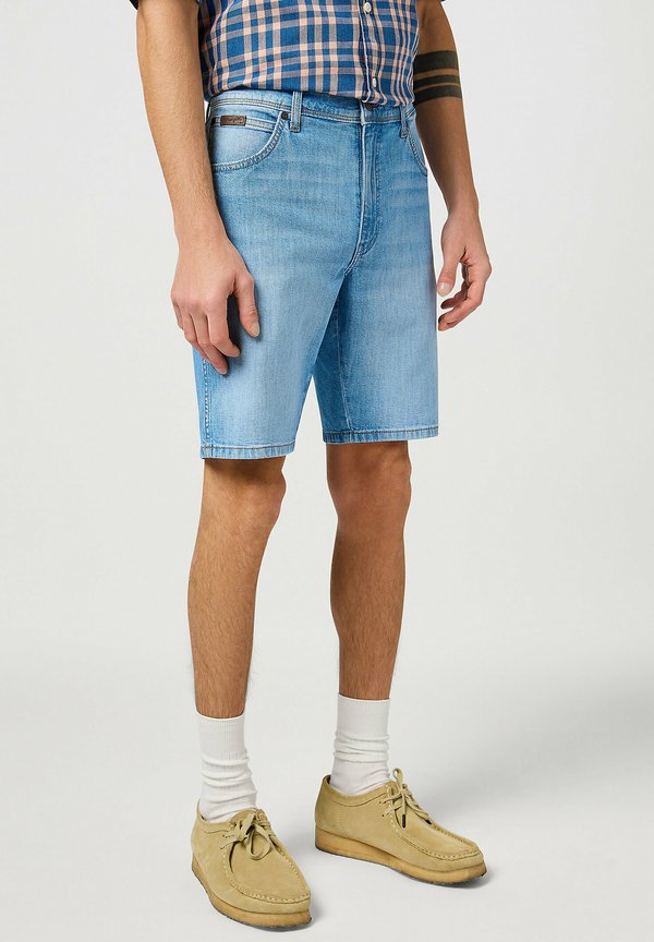 TEXAS - Jeans Shorts - slate shade