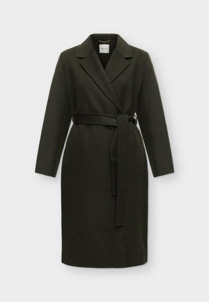 GANT, HANDSTITCHED BELTED COAT - Mantel - dark moss green