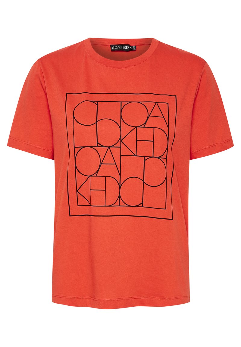 Soaked in Luxury T-shirt print rood