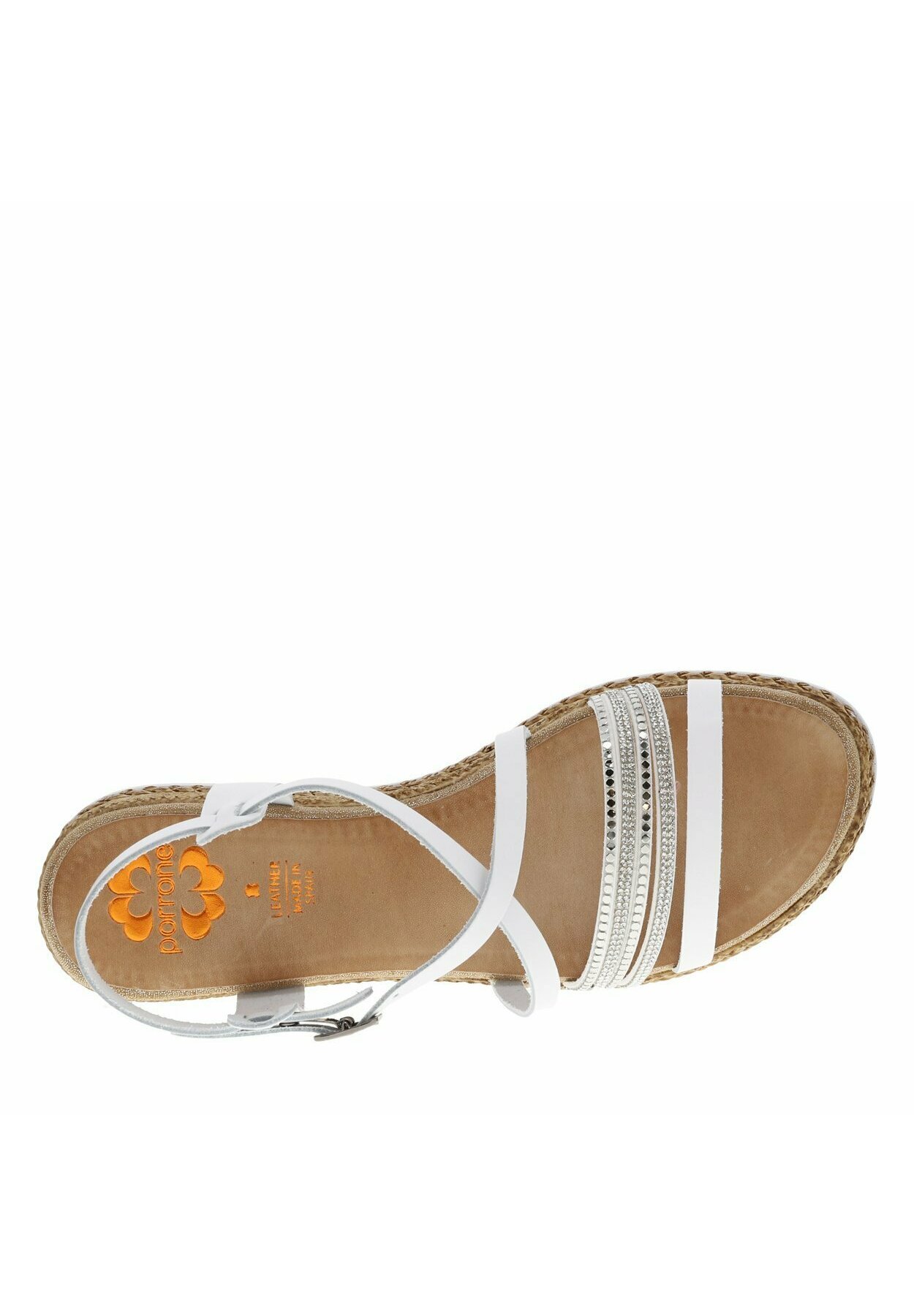 Porronet Sandales compensées - blanc/écru - ZALANDO.FR