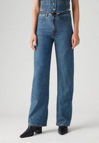 Levi's® - RIBCAGE BRAIDED - Wide Leg - blue denim Thumbnail Image 1