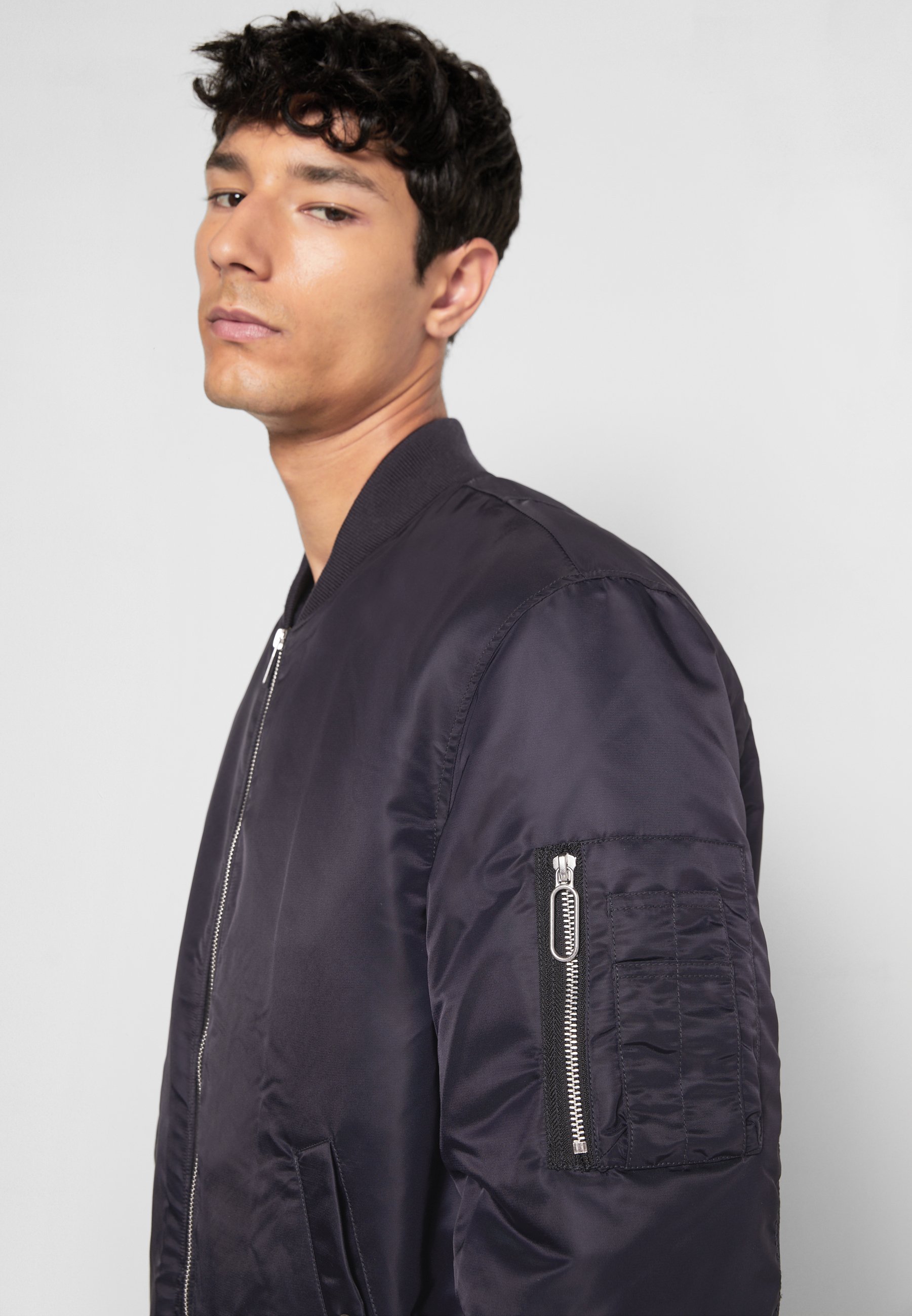 The Kooples Bomber Jacket - dark navy 