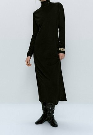 Gebreide jurk - black