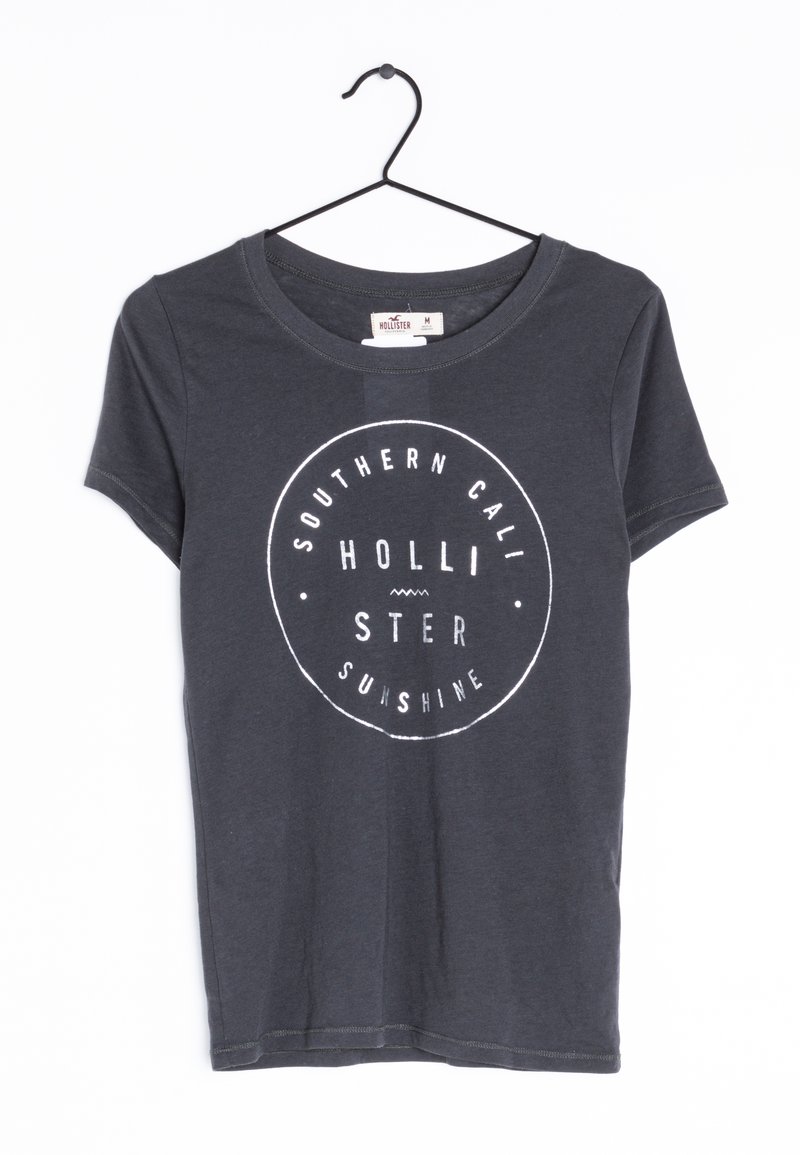 Hollister Co. Triko s potiskem - black