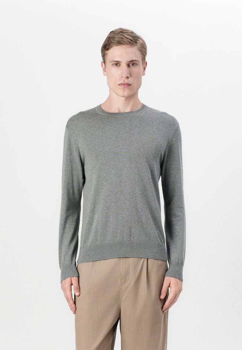 Calvin Klein SUPIMA CREW - Pulover - medium grey