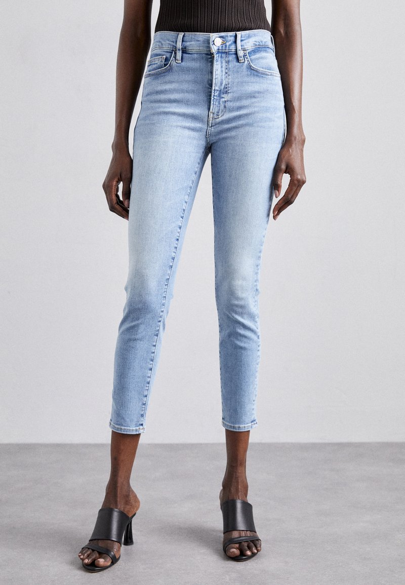 FRAME HIGH CROP - Aptempti džinsai - light-blue denim