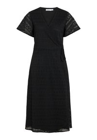 VICHIKKA MIDI WRAP DRESS - Day dress - black