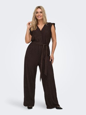 ONLY Carmakoma, JUMPSUIT CARREINA JUMPSUIT - Jumpsuit - chocolate martini