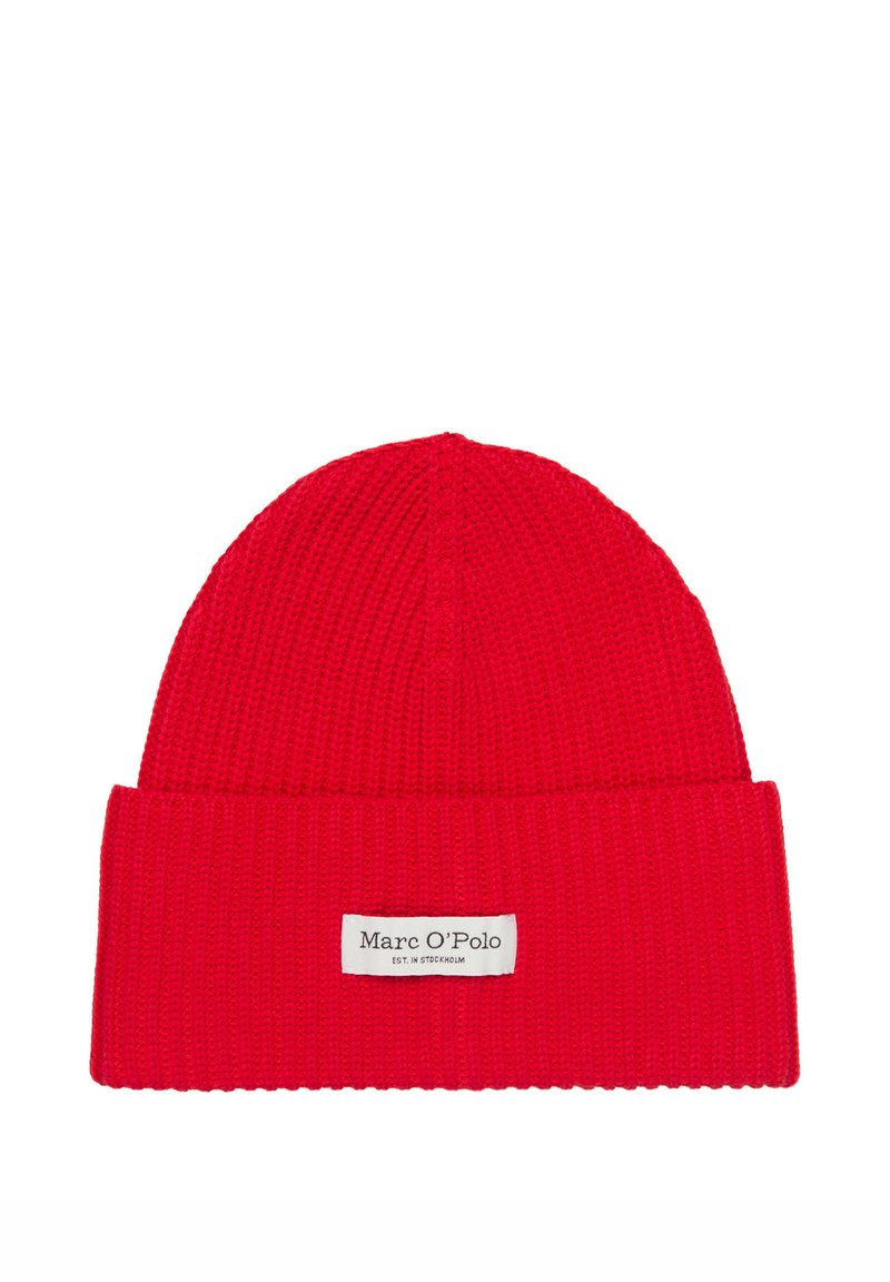 Marc O'Polo Bonnet - bright red/rouge - ZALANDO.FR