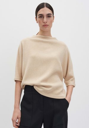 LOOSE STRAIGHT CUT - Maglione - soft oat