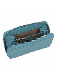 Braun Büffel Clutch - türkis