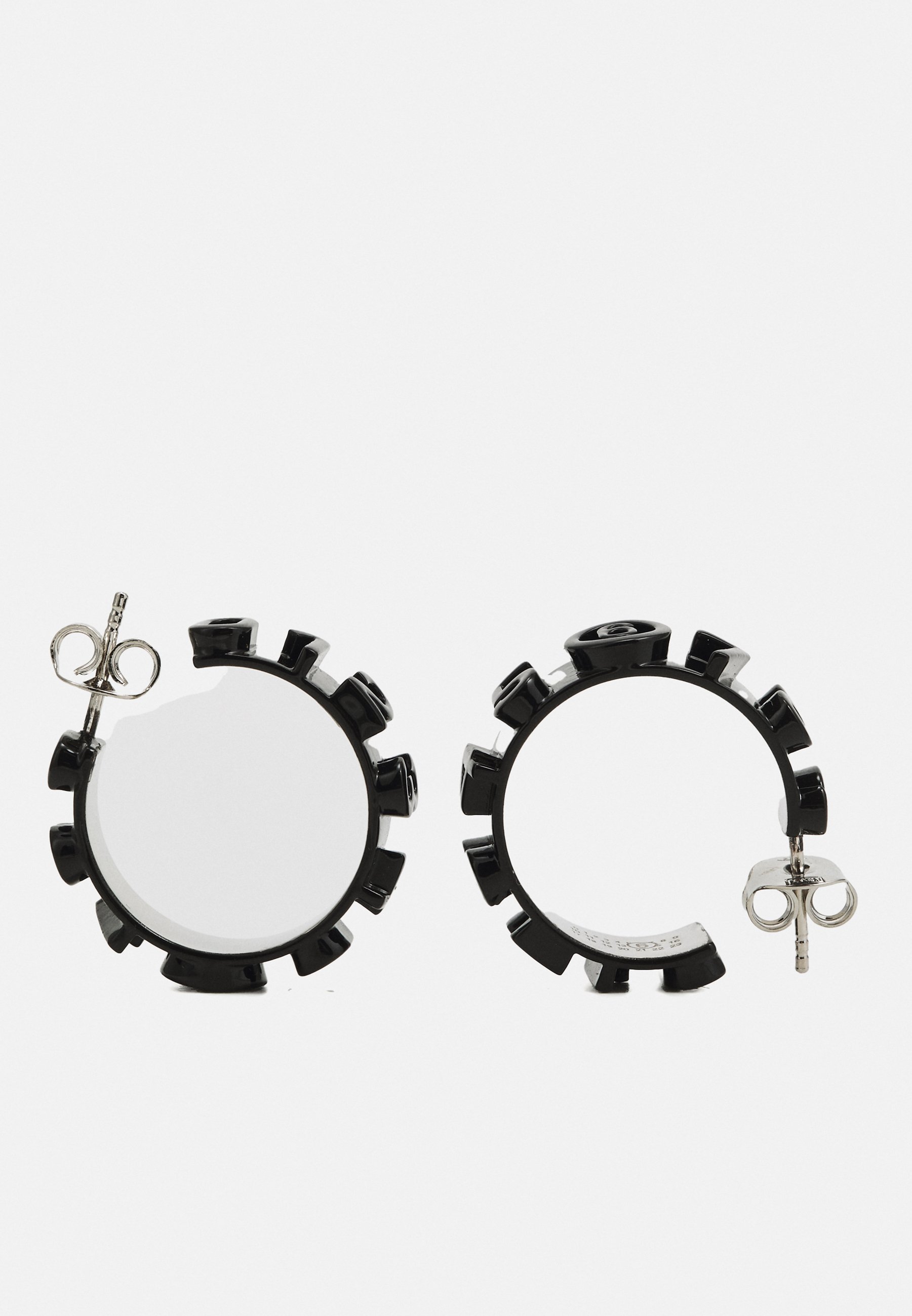 MM6 Maison Margiela Orecchini - black/palladio/nero - Zalando.it