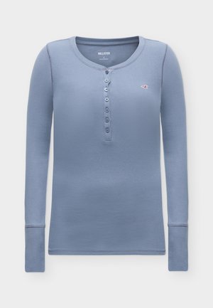 Hollister Co., HENLEY  - Camiseta de manga larga - dark grey