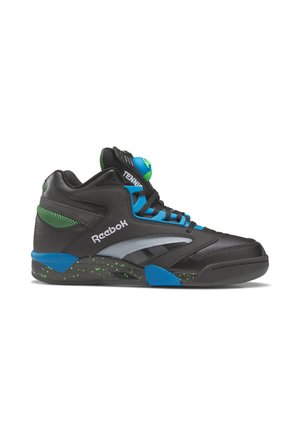 Reebok Classic CLASSIC NON-FOOTBALL SHAQ VICTORY - Zapatillas altas - core black energy blue solar lime