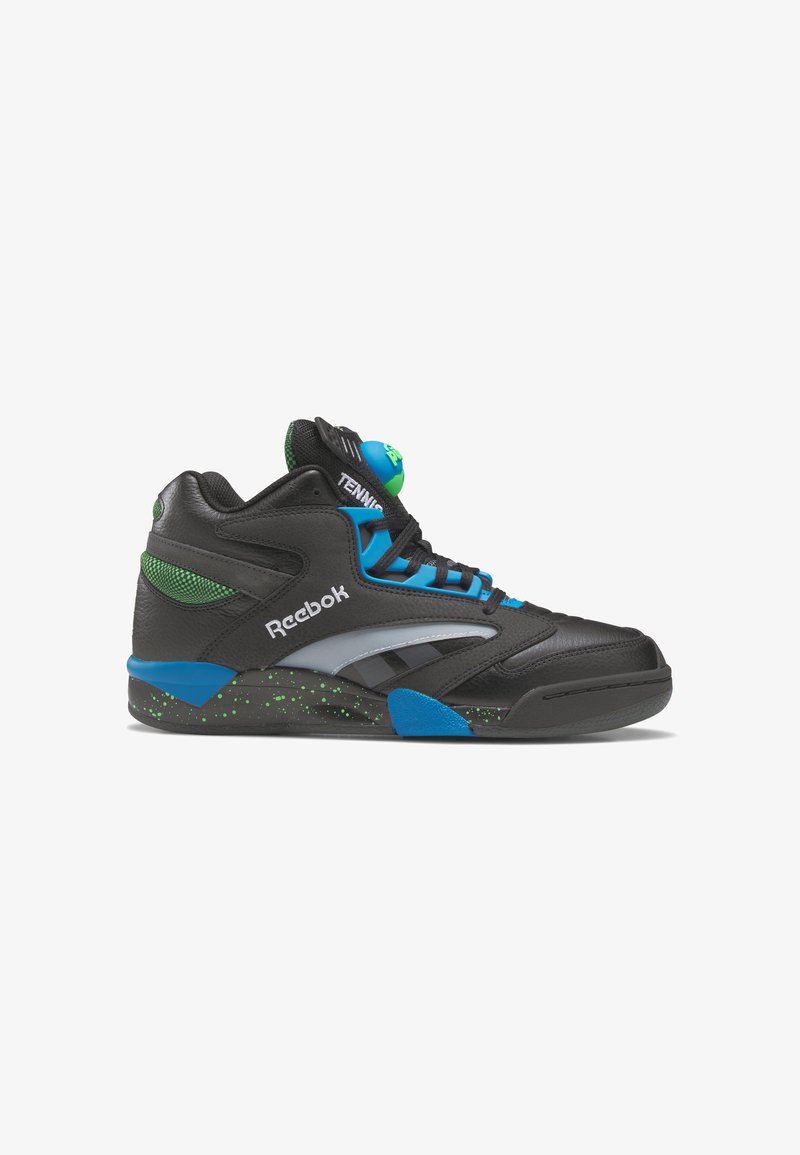 Reebok Classic CLASSIC NON-FOOTBALL SHAQ VICTORY - Korkeavartiset tennarit - core black energy blue solar lime