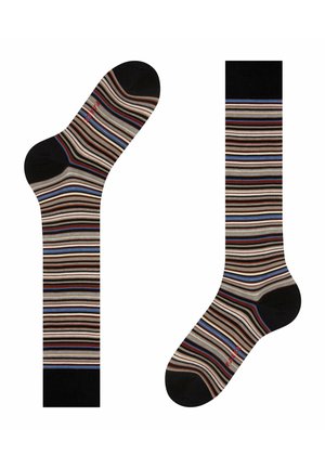 FALKE MICROBLOCK - Kniekousen - grey white