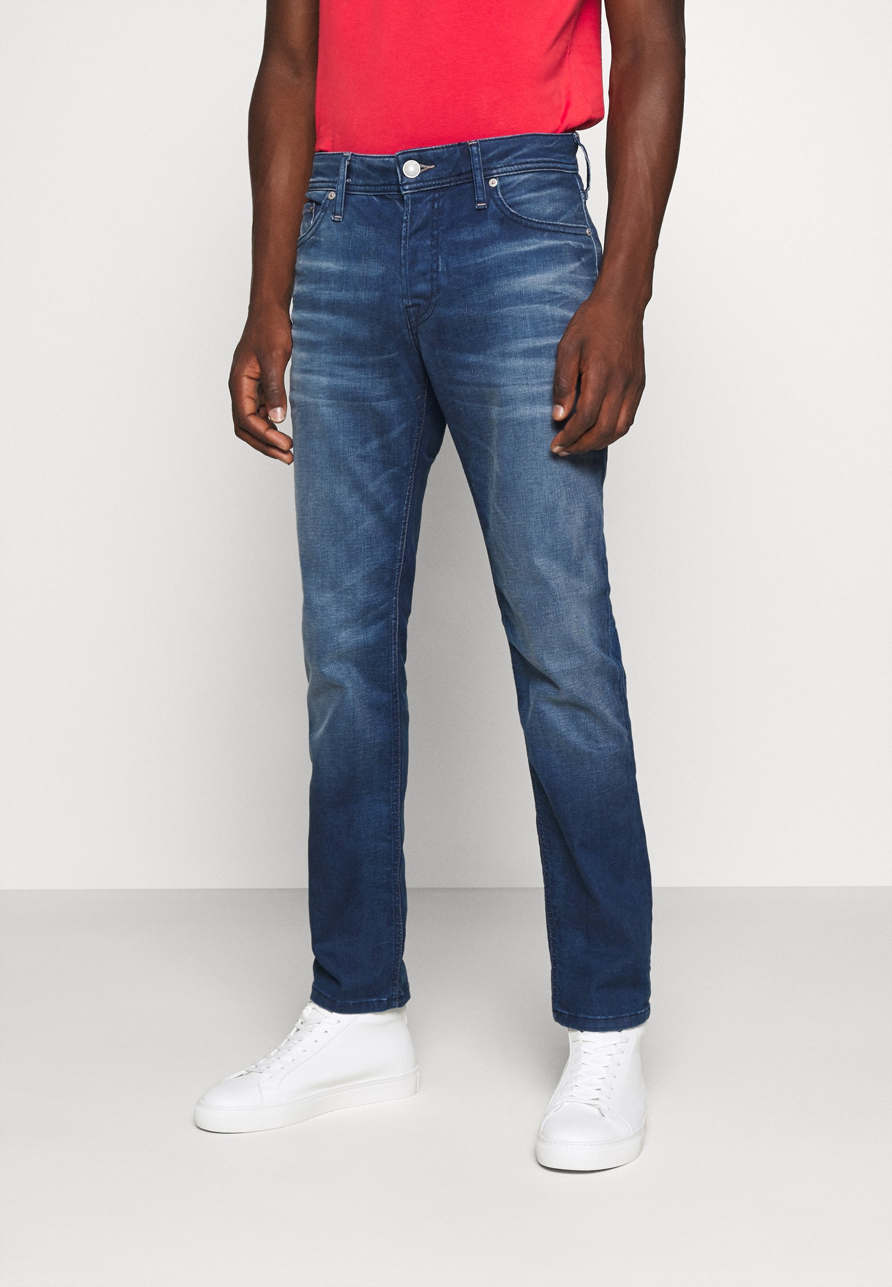 Jack \u0026 Jones TIM ORIGINAL - Jeans Slim Fit - blue denim - Zalando.de