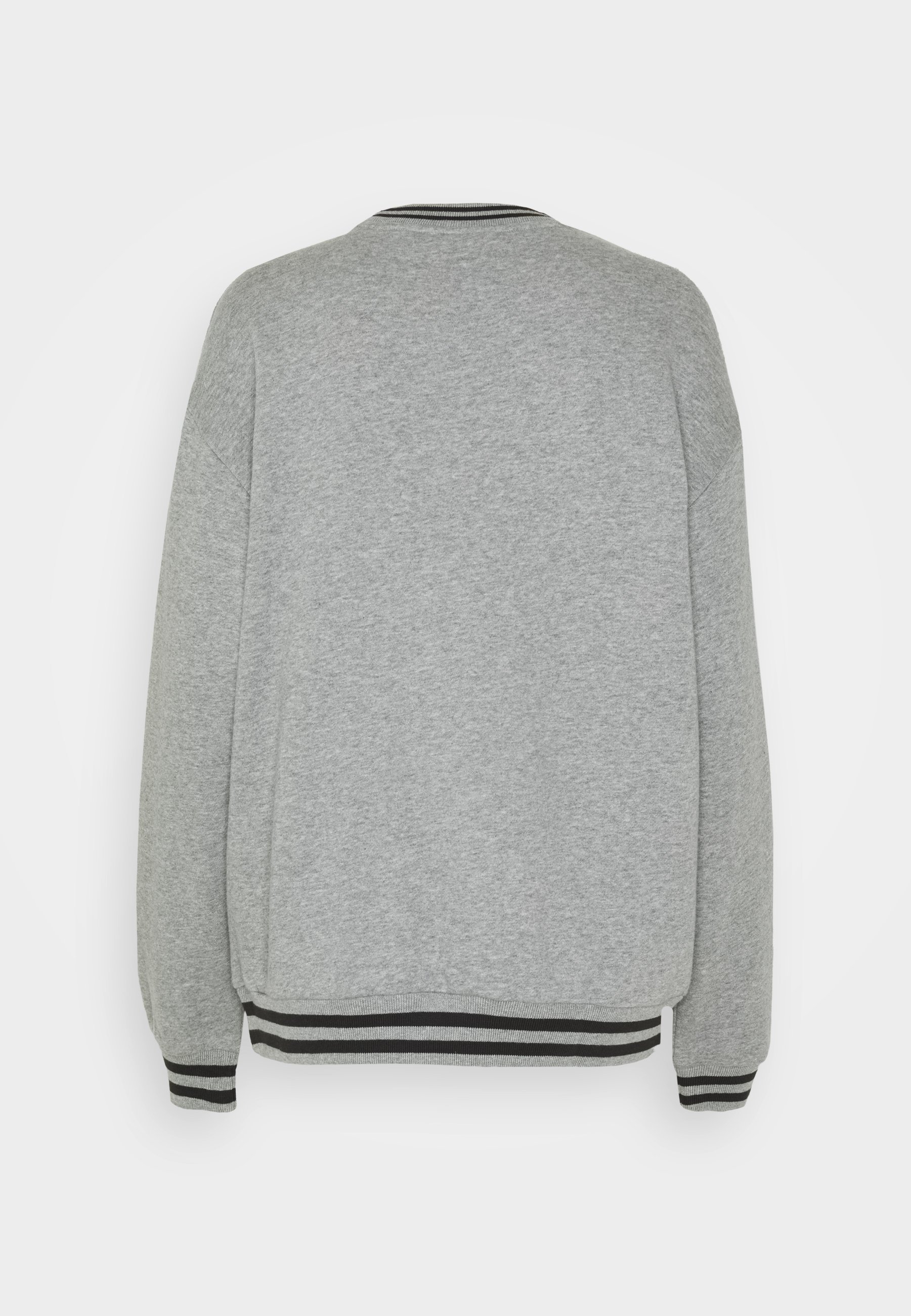 Women GREY SWEAT WITH STRIPED TRIMS - Sweatshirt Women GREY SWEAT WITH STRIPED TRIMS - Sweatshirt
