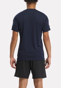 Reebok SS TECH - Spordi T-särk - vector navy