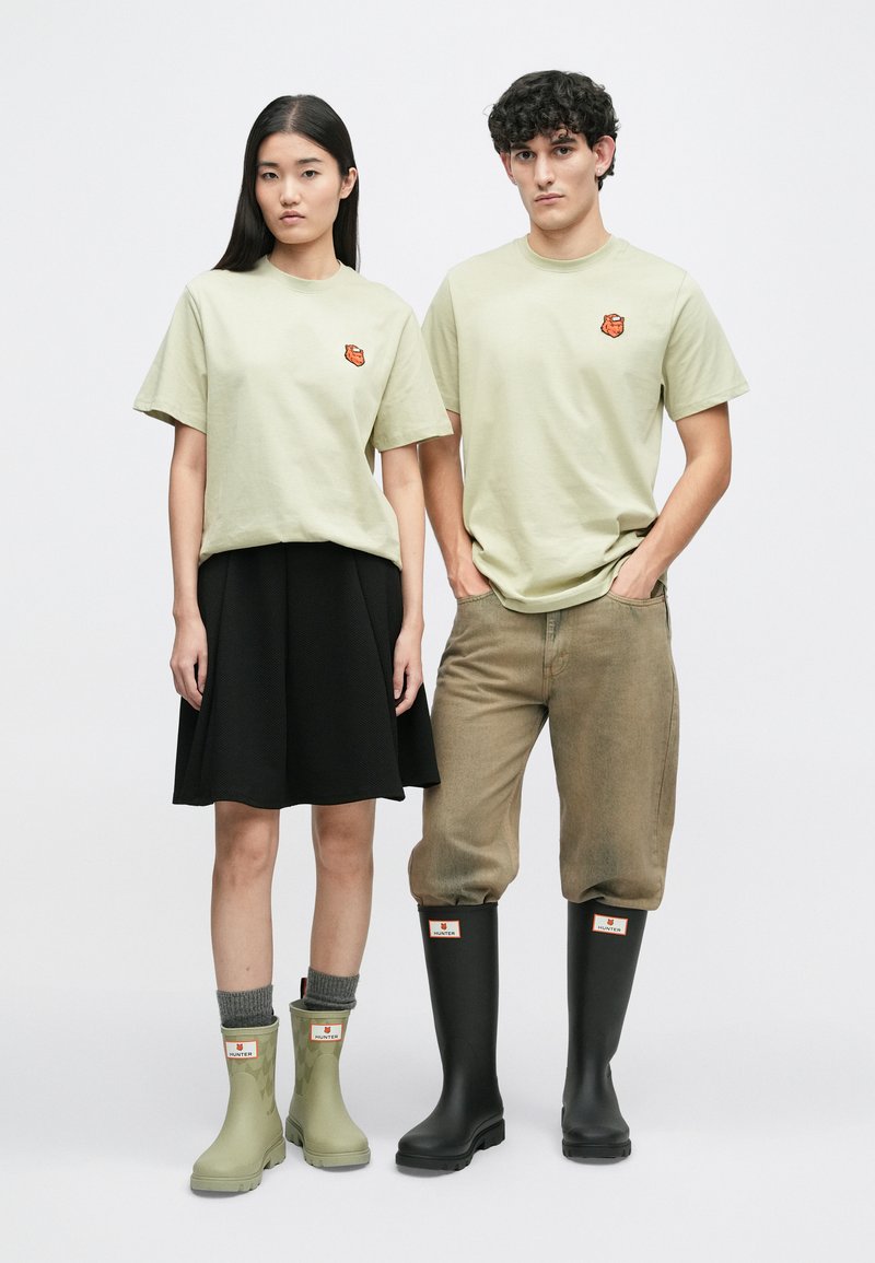 Sweatshirt Maison Kitsuné Patch Fox Vert Kaki - Taille S, Occasion Très Bon état