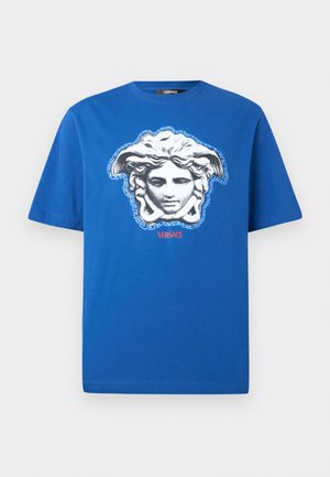 GRECA MEDUSA PRINT - Print T-shirt - bright midnight blue