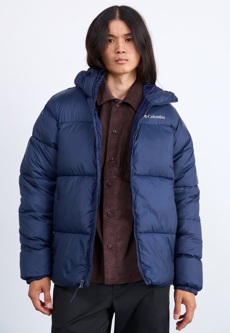 Columbia PUFFECT HOODED JACKET - Winter jacket - collegiate navy 