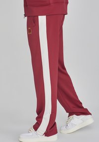 SIKSILK CREST - Tracksuit bottoms - burgundy