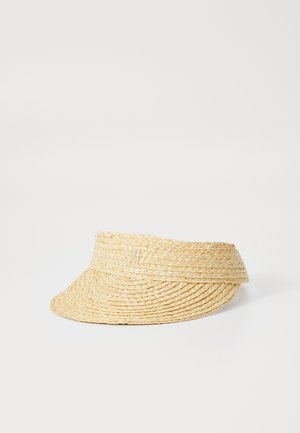 SUMMER SHOP VISOR - Gorra - natural raffia