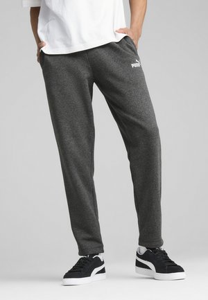 ESS LOGO - Tracksuit bottoms - dark gray heather