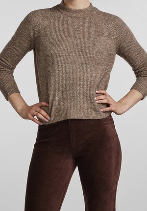 Trui - mottled brown