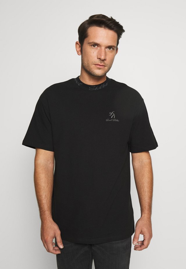 UNISEX SWEET 90S LOOSE EMBO TEE - T-shirt med print - black