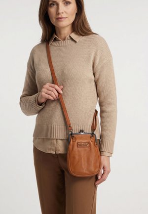 VENEZIA, CROSS BODY BAG - Umhängetasche - brown