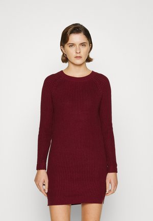 NMSIESTA O NECK DRESS - Robe pull - windsor wine