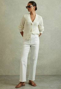 Reiss SELIN MID RISE - Jean droit - white