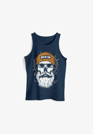 Neverless, MOIN SKULL - Top - navy