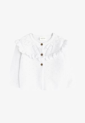 POINTELLE STANDARD - Chaqueta de punto - white