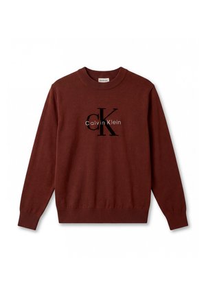 Calvin Klein Jeans, Pullover - brown velvet