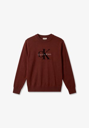 Calvin Klein Jeans, Pullover - brown velvet