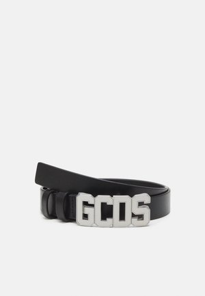 GCDS CLASSIC LOGO BELT UNISEX - Pásek - nero