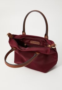 Tommy Hilfiger POPETTE MINI TOTE - Handtas - deep rouge