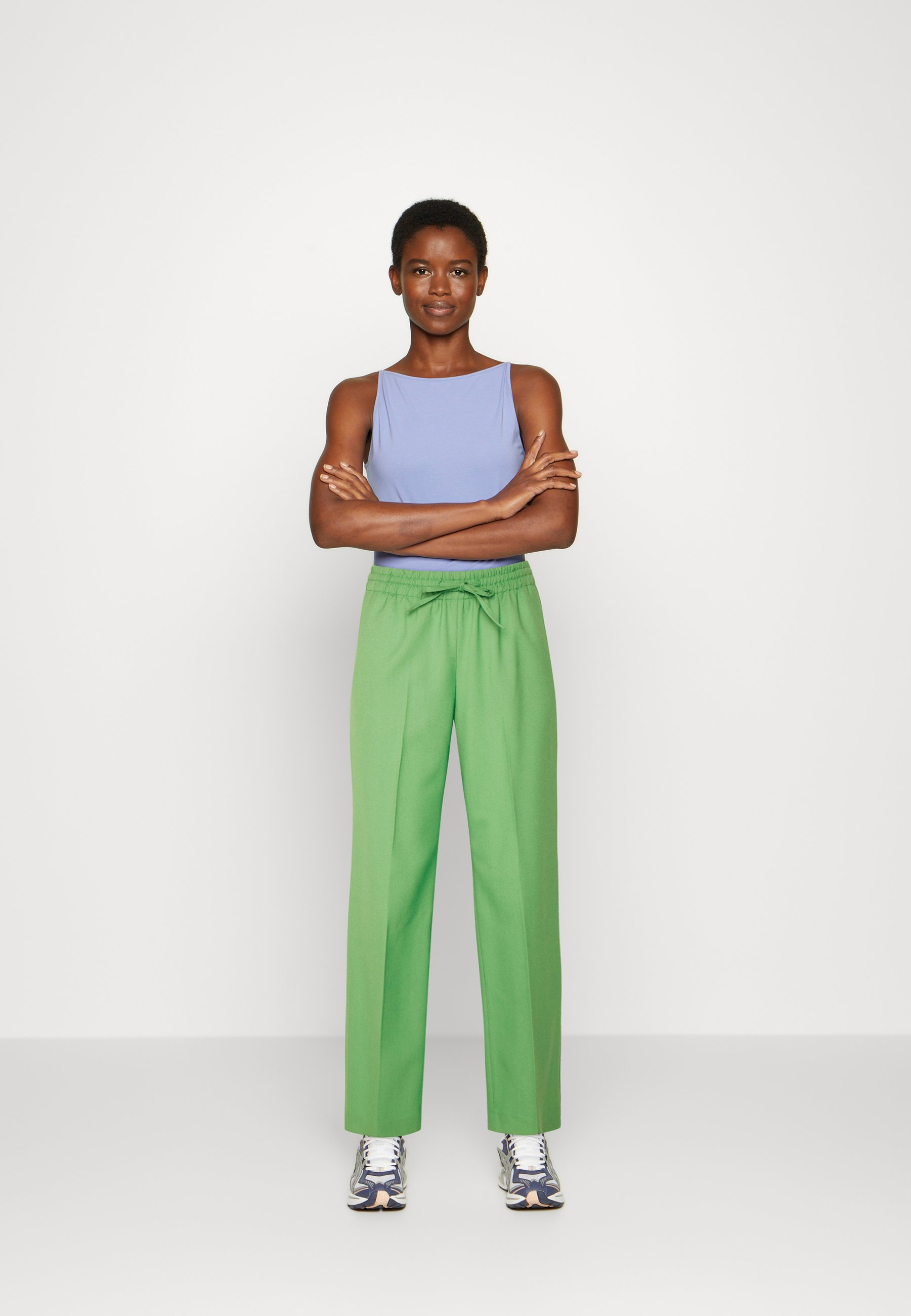 ARKET Trousers - green/black - Zalando 