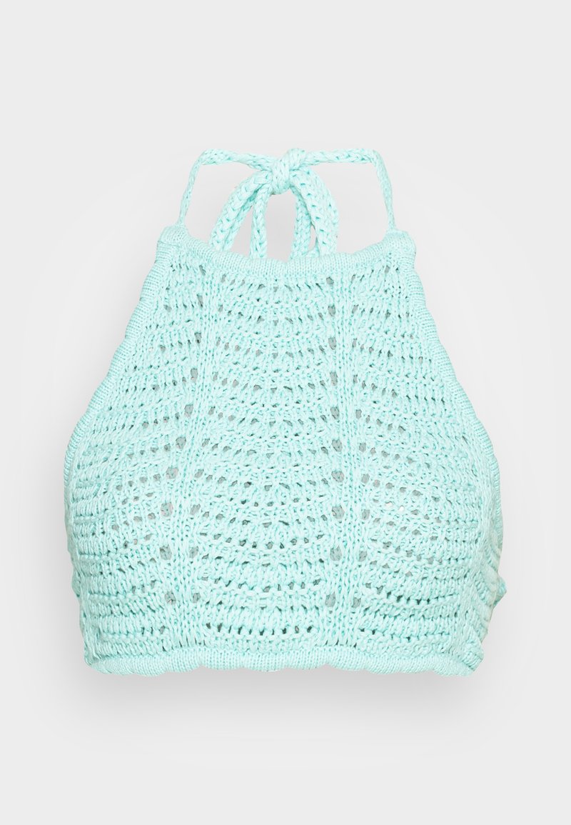 Damen T-Shirts | Cotton On TIE NECK HALTER Top aqua wave/blau - CX24088 Damen T-Shirts | Cotton On TIE NECK HALTER Top aqua wave/blau - CX24088