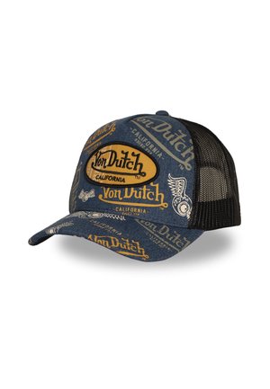 Von Dutch TRUCKER  EFFET  PATCH BRODÉ CAFE DUST - Gorra - bleu