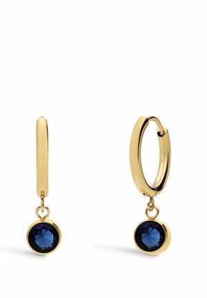 Oorbellen - gold-coloured/dark blue
